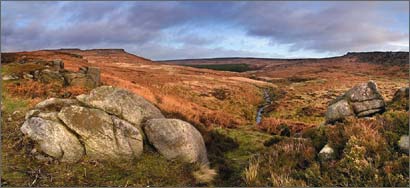 Hathersage area - Burbage from Carl Wark